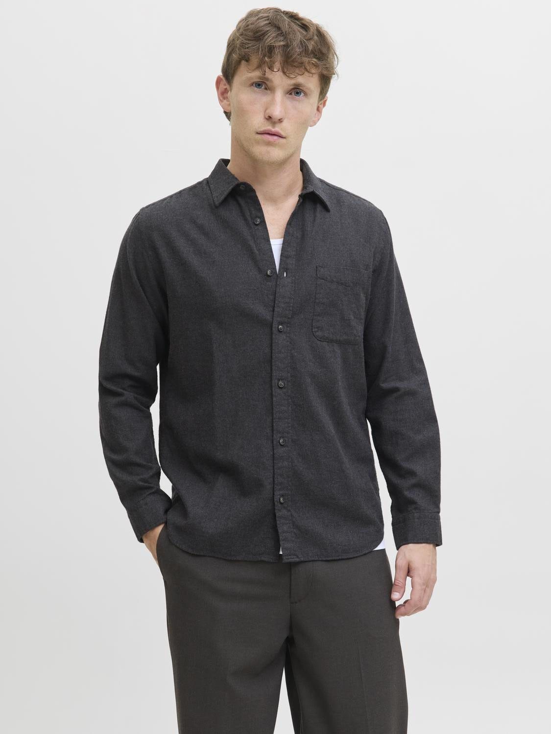 JJECLASSIC MELANGE SHIRT L/S NOOS