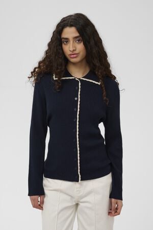 SLLysandra Loose Polo Cardigan