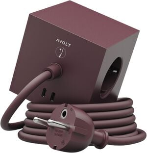 Square 1 - USB-C - 1,8m F Bauhaus EU - Mulberry Red