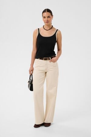 KAlizza Contrast Knit Top