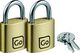 Classic Brass Key Twin Padlocks