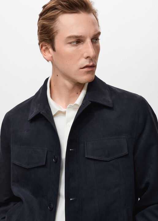 Leather-effect biker jacket