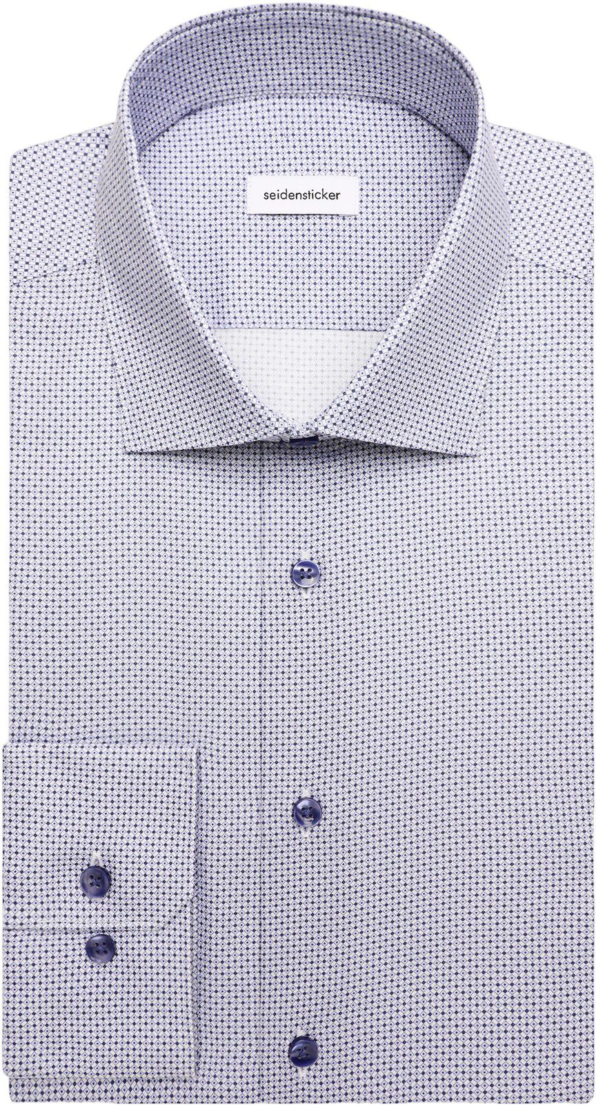Business shirt Slim 1/1 Kent-Collar Print