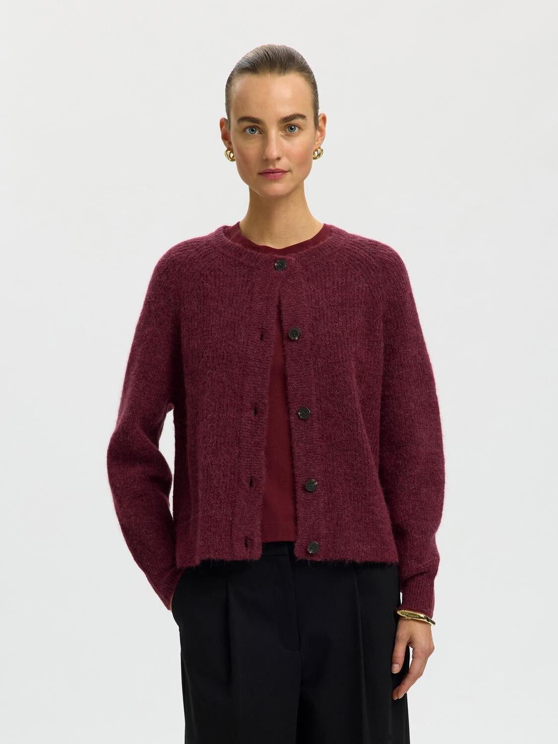 Slwlulu Ls Knit Short Cardigan Noos