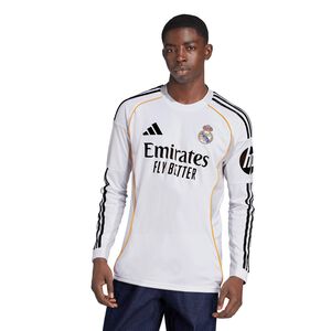Real Madrid 25/26 Hjemmebanetrøje Langærmet