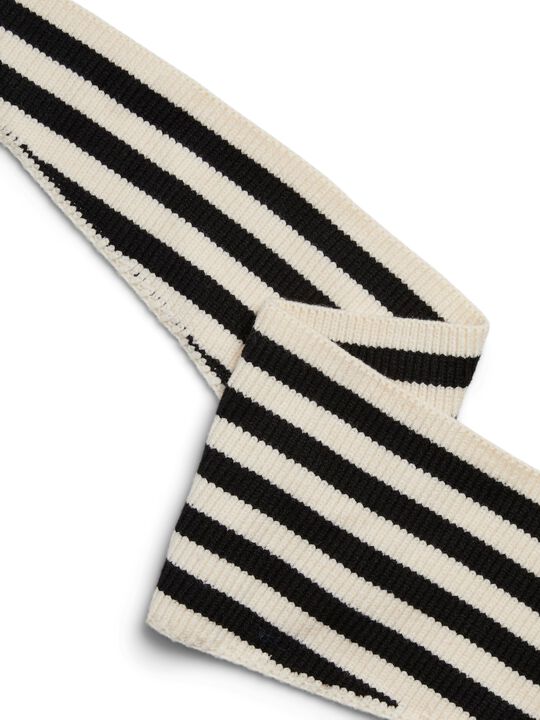 PCLULLU MINI STRIPE KNIT SCARF BC