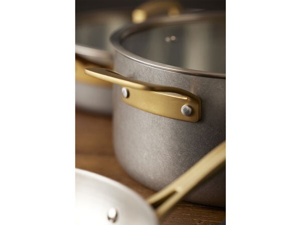 Gryde med låg Durance 5 liter 24 cm Rustfrit stål