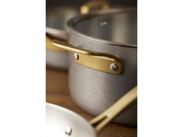 Gryde med låg Durance 5 liter 24 cm Rustfrit stål