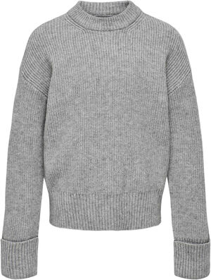 KOGANNE LS FOLD UP PULLOVER KNT
