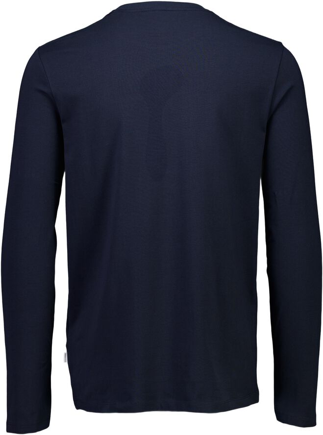 Basic o-neck stretch tee L/S