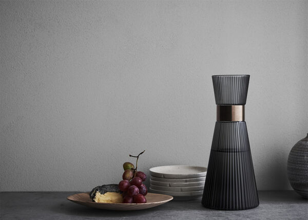 GC Mouthblown Vandkaraffel 1,0 l smoke