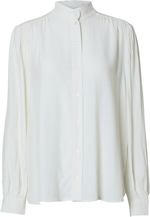 SLFSHEENA LS HIGH COLLAR SHIRT B
