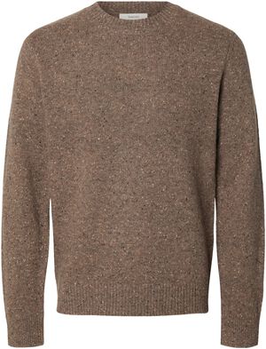 SLMNEIL LS KNIT NEPS CREW NECK