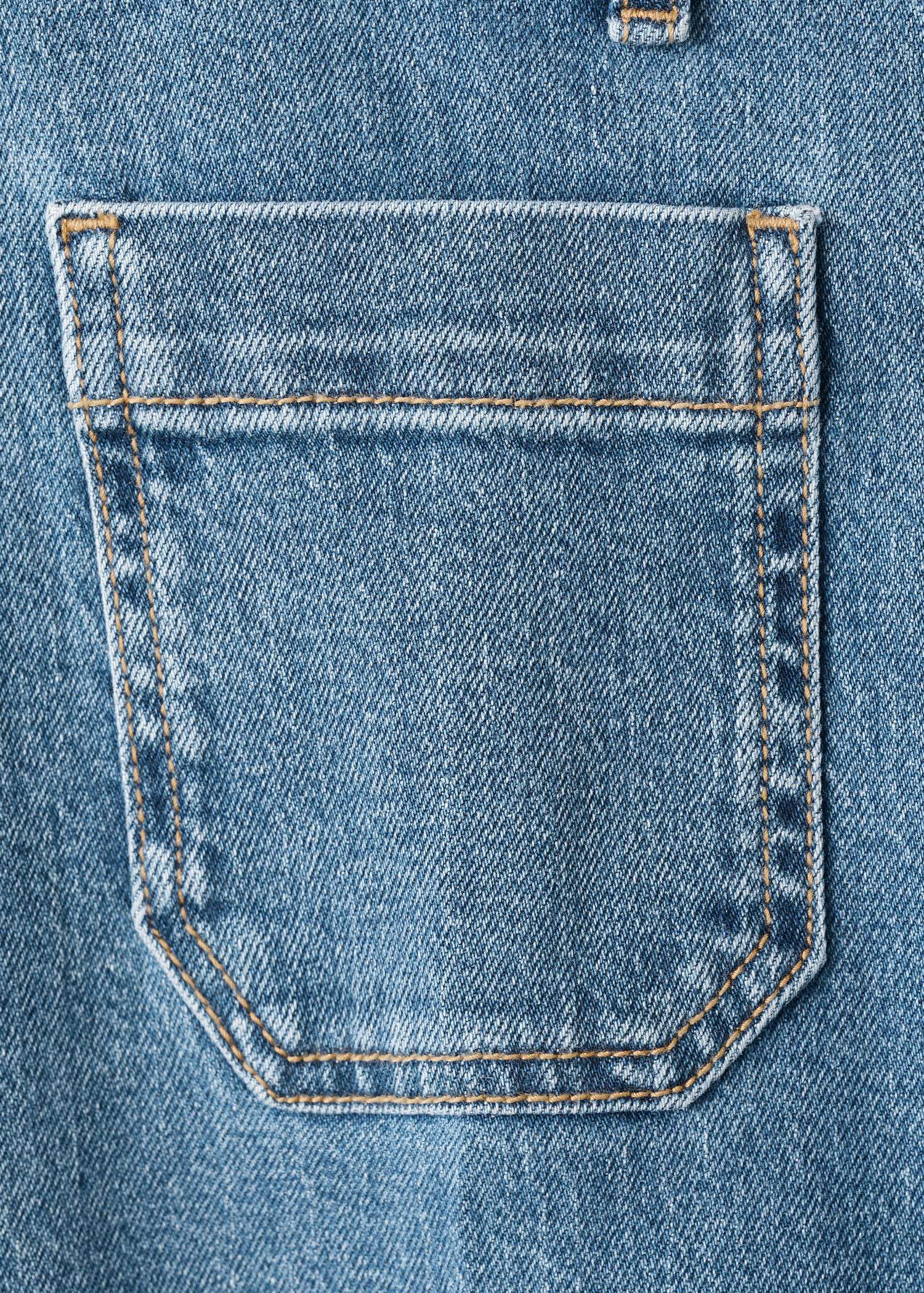 High-waisted wideleg jeans