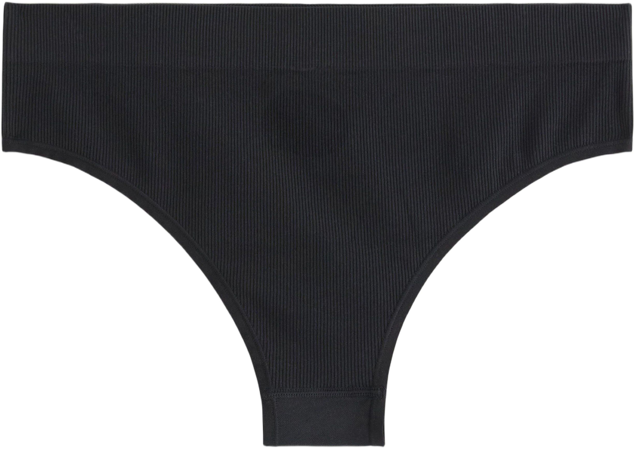 High waist brazilian briefs with a