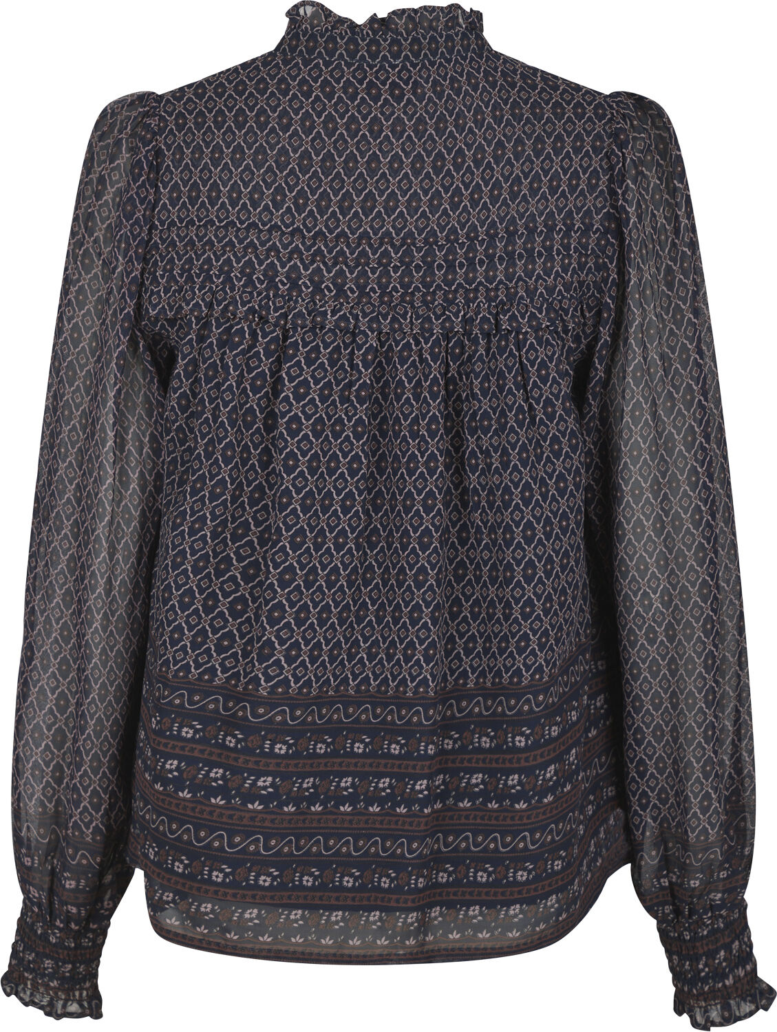 Rhia Border Pattern Blouse