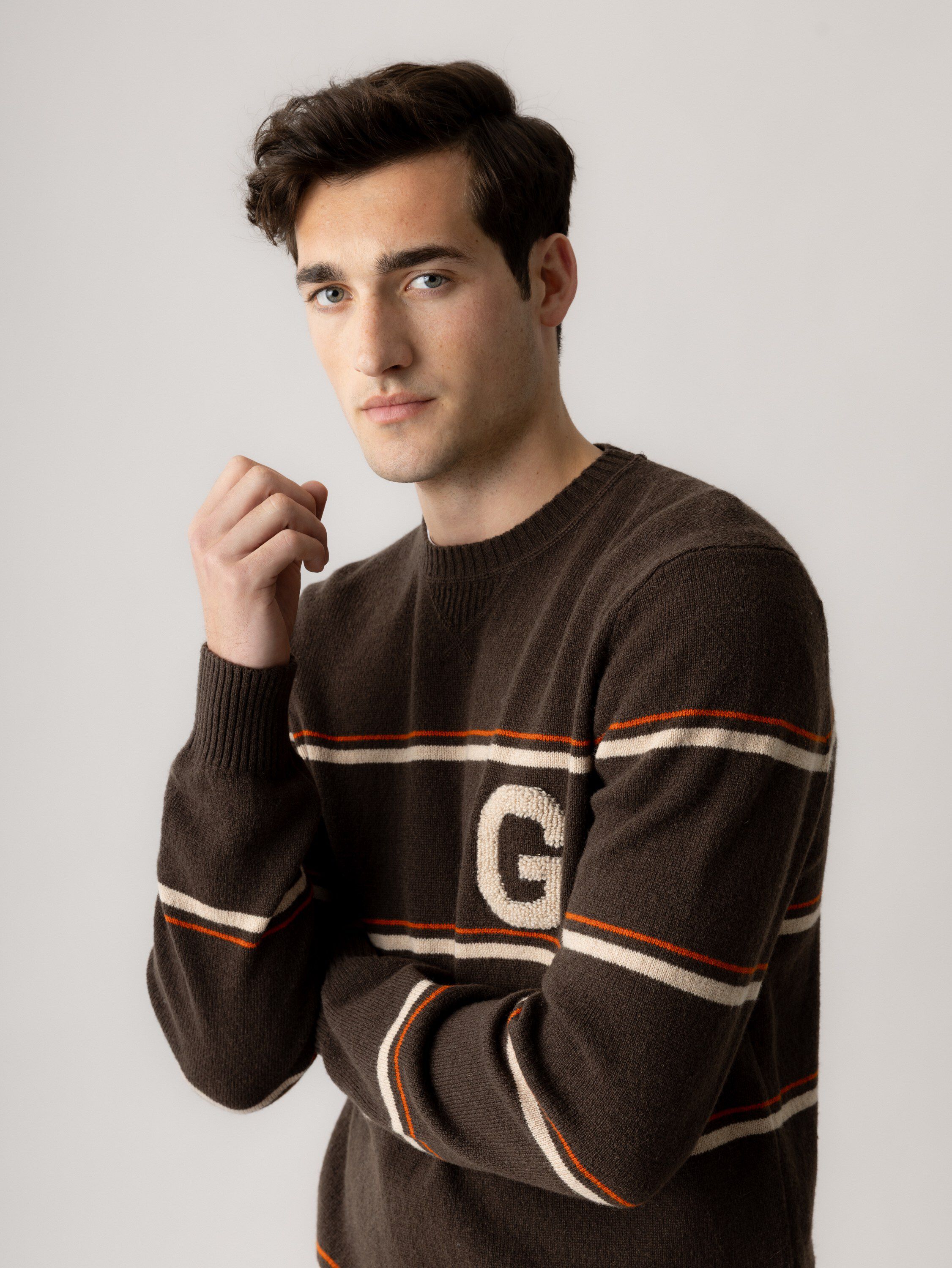 MMGRice Stripe Crew Knit