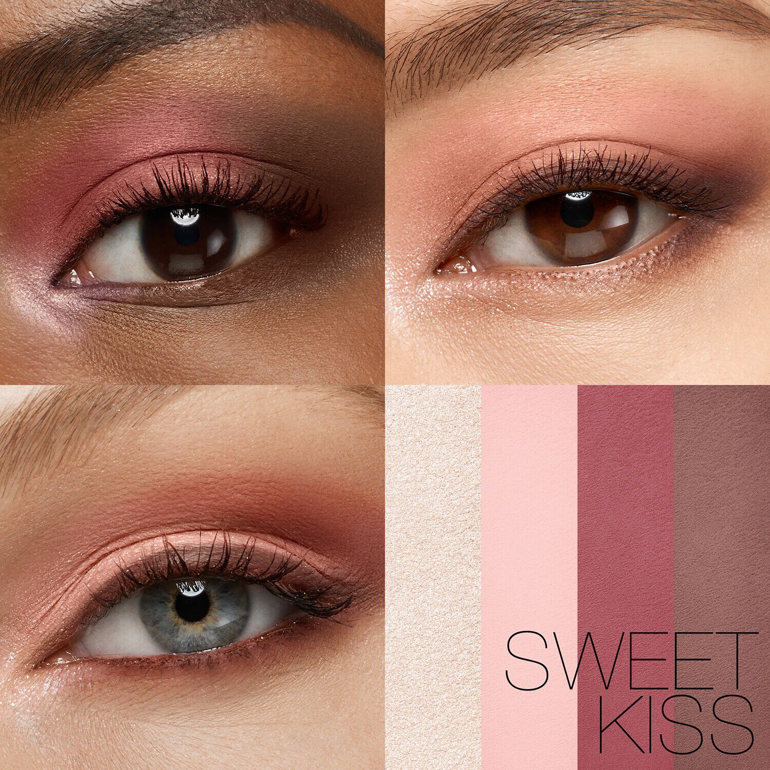 Sweet Kiss Quad Eyeshadow - Palette med fire &oslash;jenskygger
