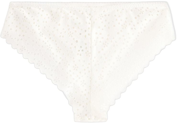 Brazilian trusser med broderie anglaise