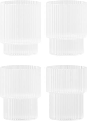 Ripple Glasses - Set of 4 - Frosted