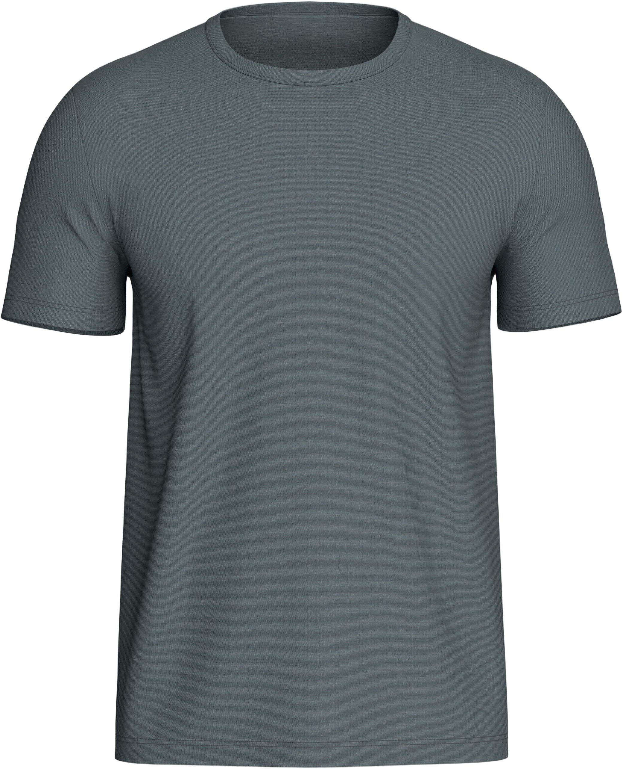 T-shirt med rund hals og korte &aelig;rmer