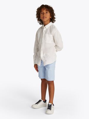 WOVEN BELTED SHORT