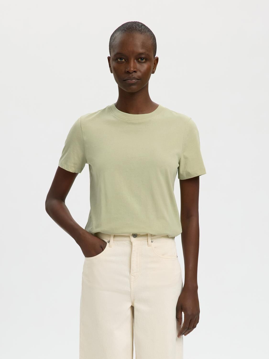 SLWMYESSENTIAL SS O-NECK TEE NOOS