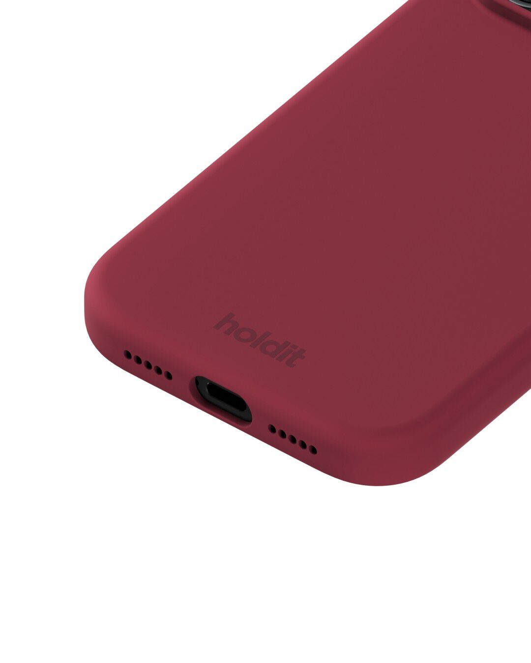 Silicone Case iPhone 17 Pro Red Velvet