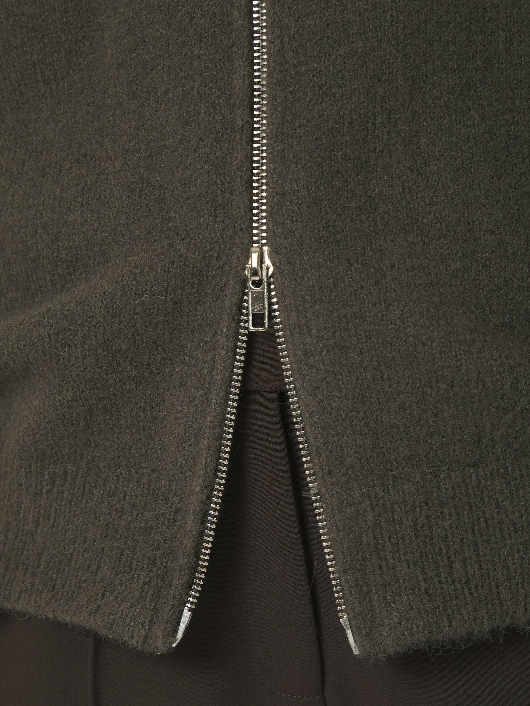 Asley Zip Knit Cardigan