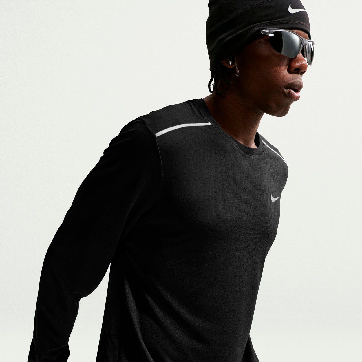 Miler Dri-Fit UV Lang&aelig;rmet L&oslash;be T-shirt