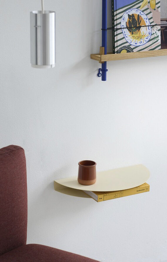 Half Moon Shelf: Warm Grey: Small