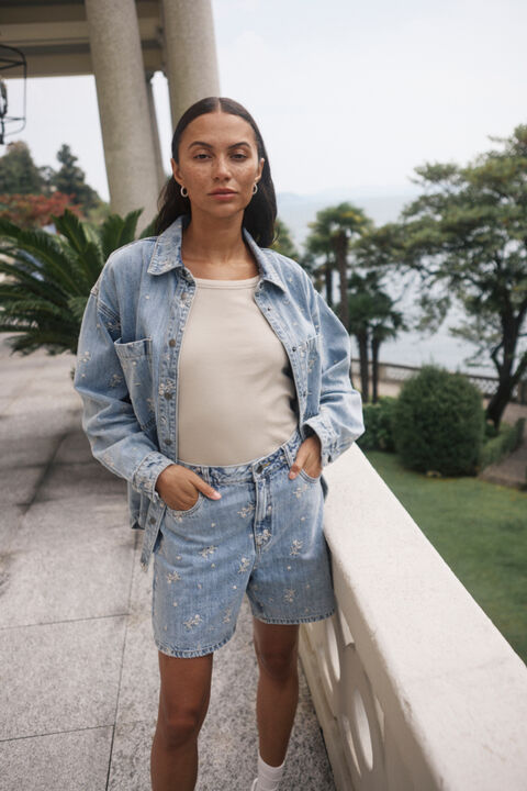 KAbabeth HW Denim Shorts