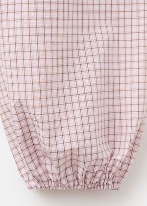 Checked slouchy trousers