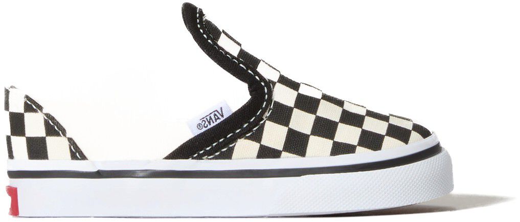 TD Classic Slip-On Blk&WhtChckerboa