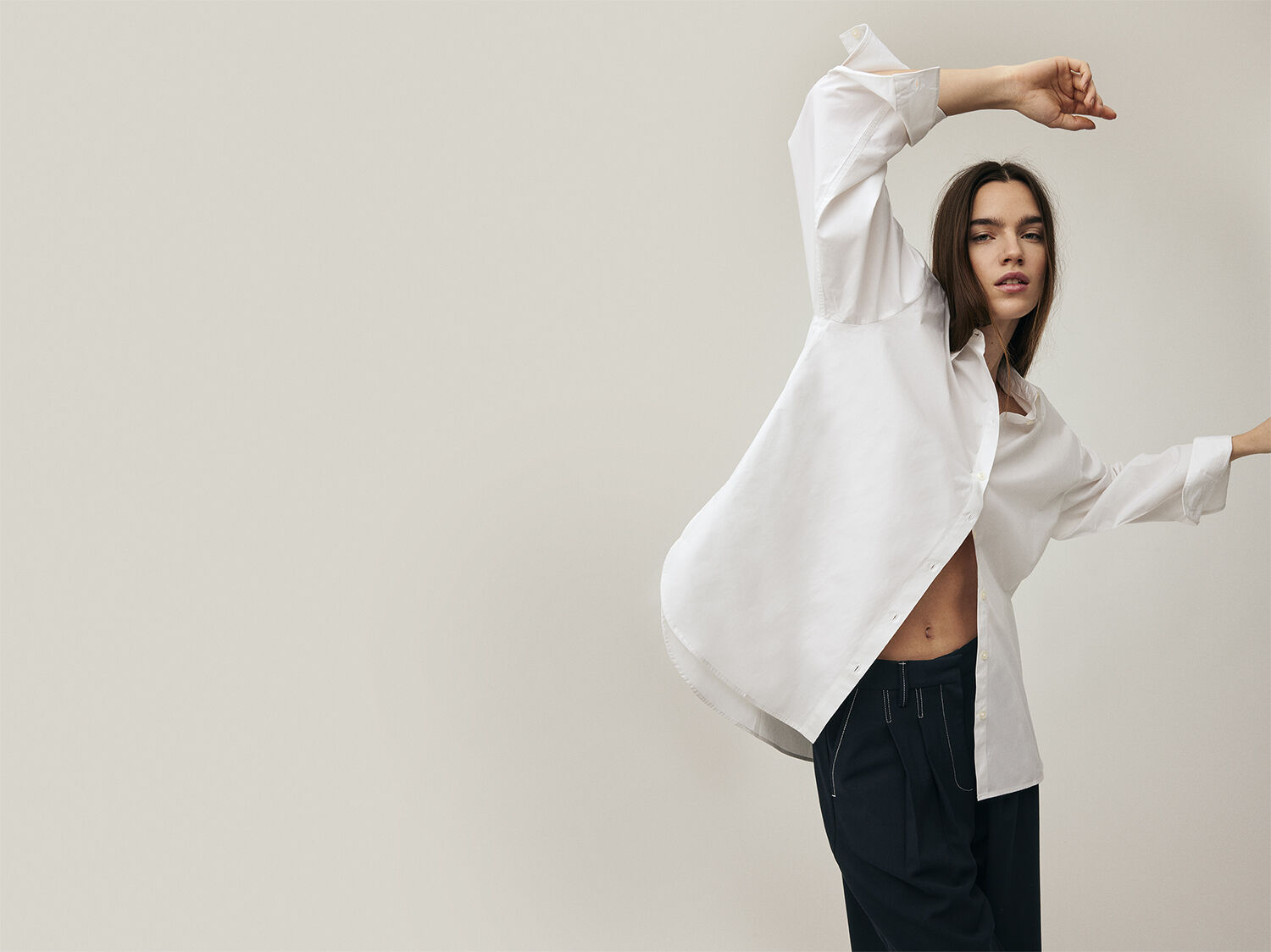 Darling 1 Oversize Skjorte - 100% &Oslash;kologisk Bomuld