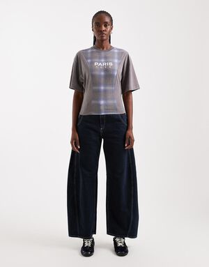 TSHORSESHOE JEANS MID RISE DNM