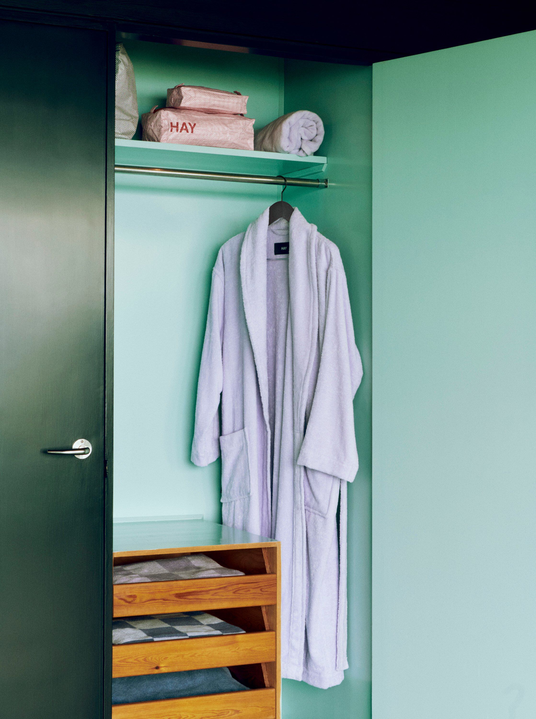 Mono Bathrobe-M/L-Lavender