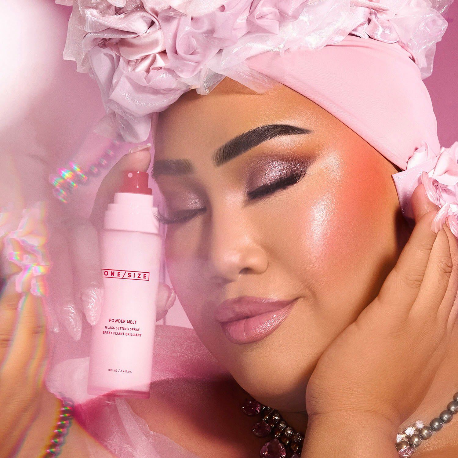 Powder Melt - Setting spray med glans