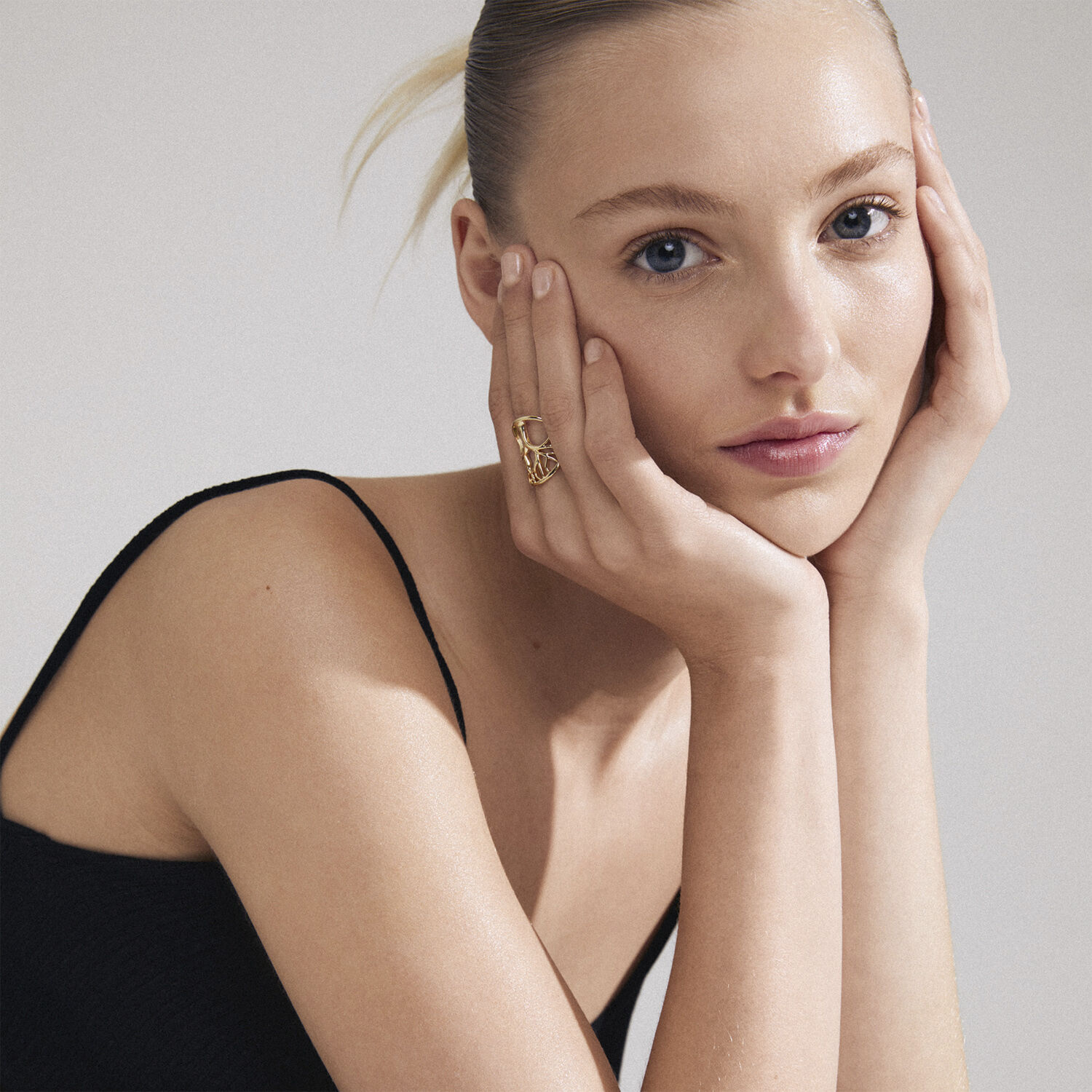 ALIA recycled ring gold-plated