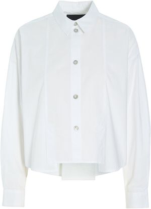 Core cotton skjorte med l&aelig;g