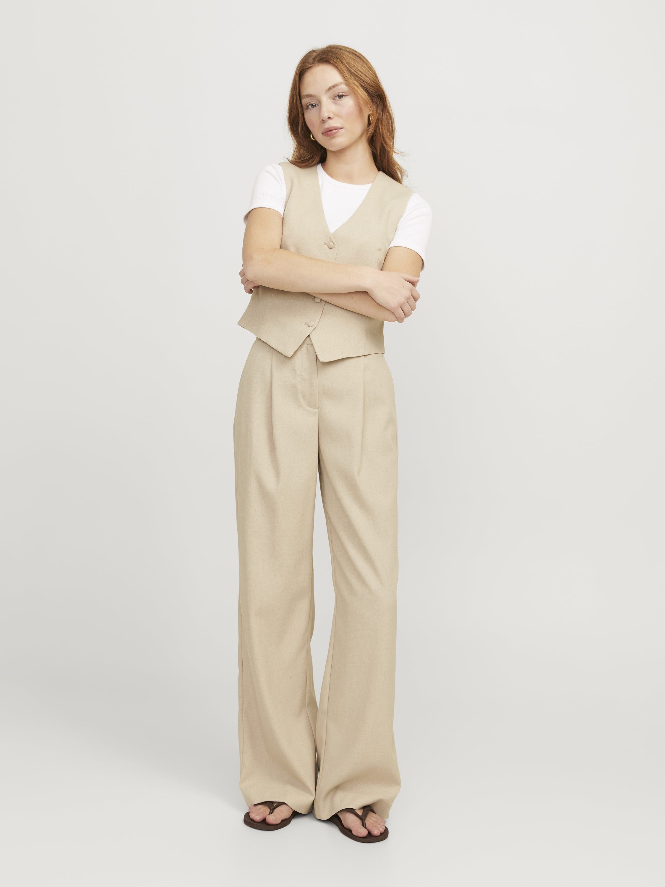 JXELLIS STRUCTURED WIDE HW PANT TLR