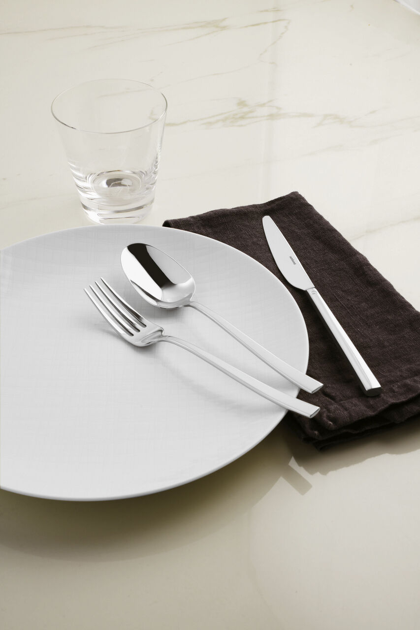 Rock, Edelstahl 18/10, bestiks&aelig;t 24pcs sh