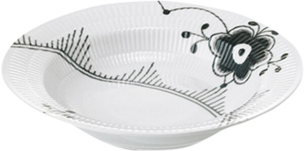 Sort Mega Riflet 21 cm. dyb tallerken