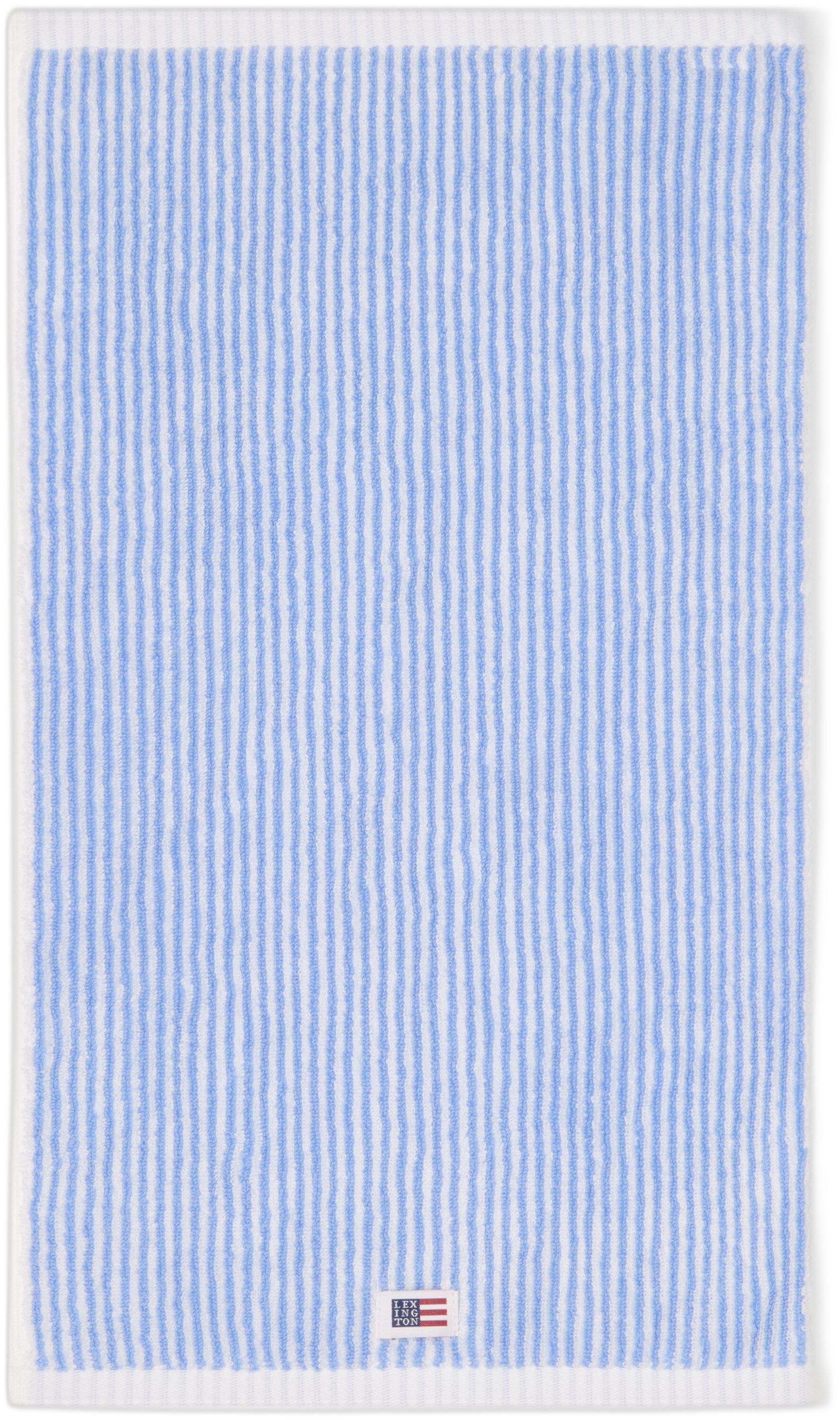 Original Towel White/Blue Striped