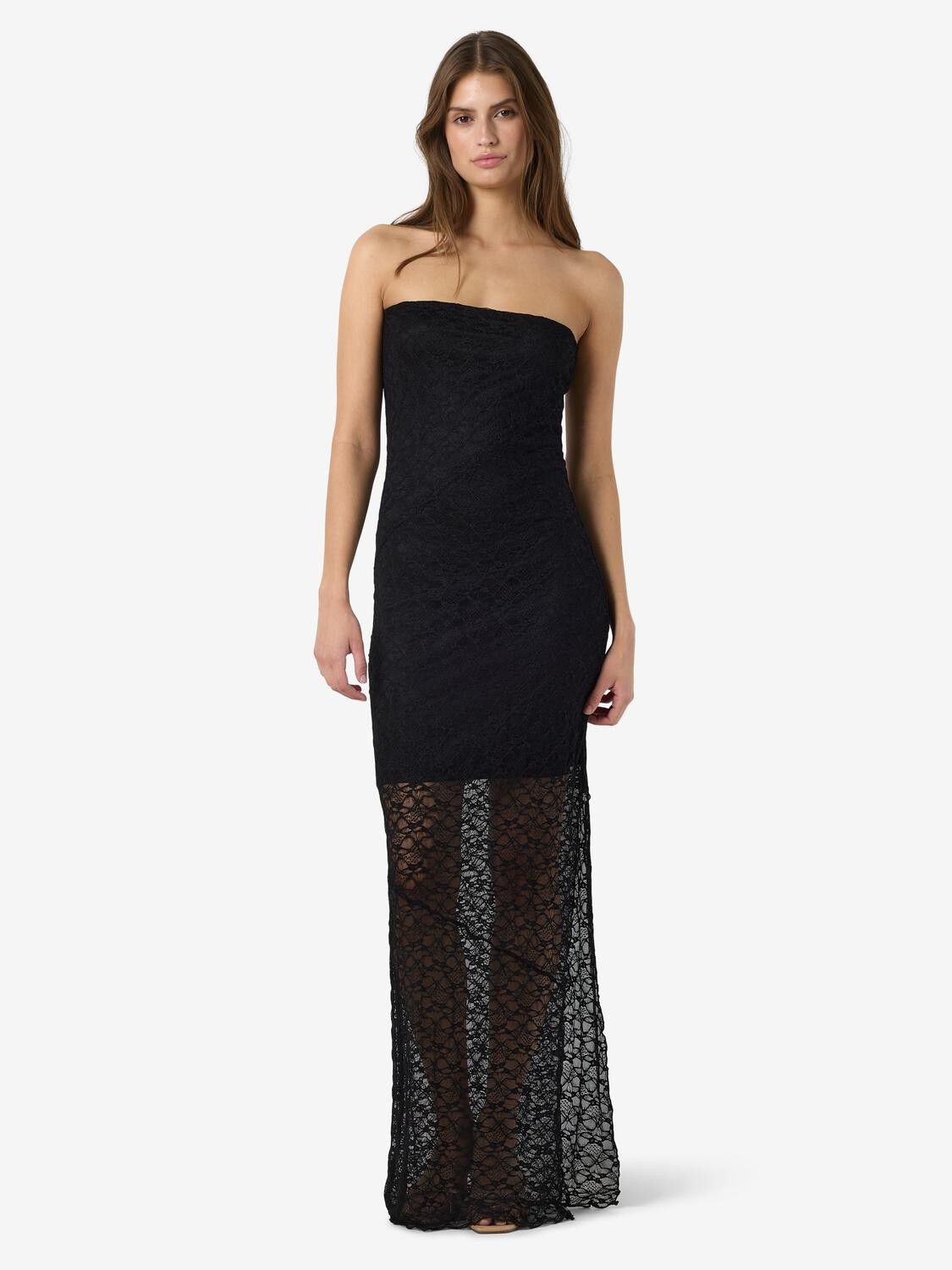 NMLACEY S/L BANDEAU LONG DRESS JRS