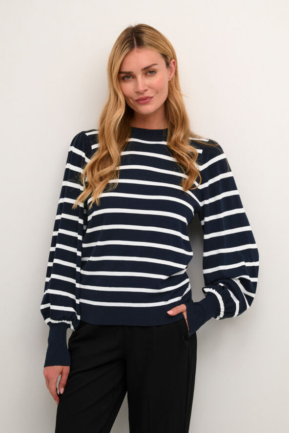 KAmala Stripe Knit Pullover