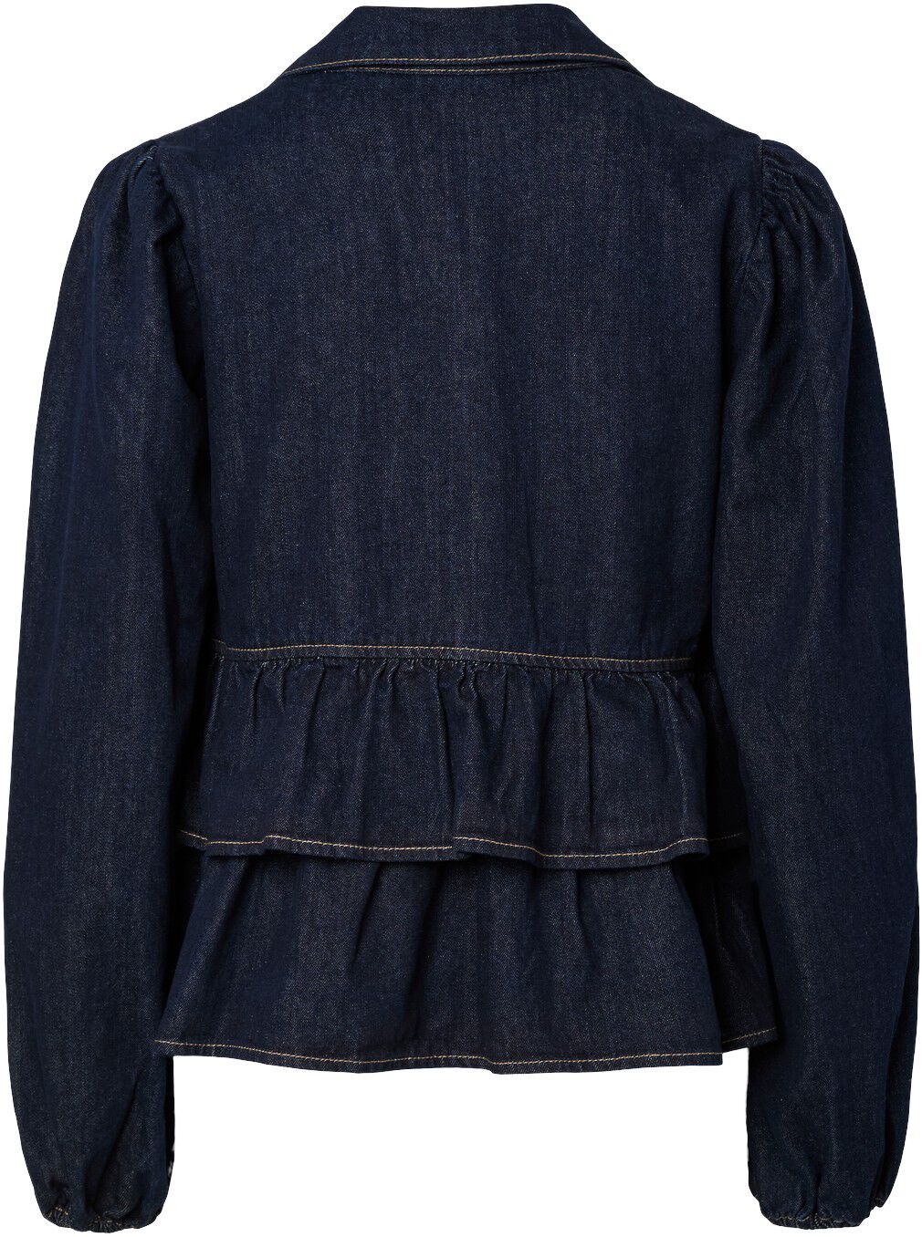 YASCELINA LS DENIM TIE TOP S. - EX