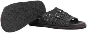 POSITANO - WOVEN LEATHER SLIDE
