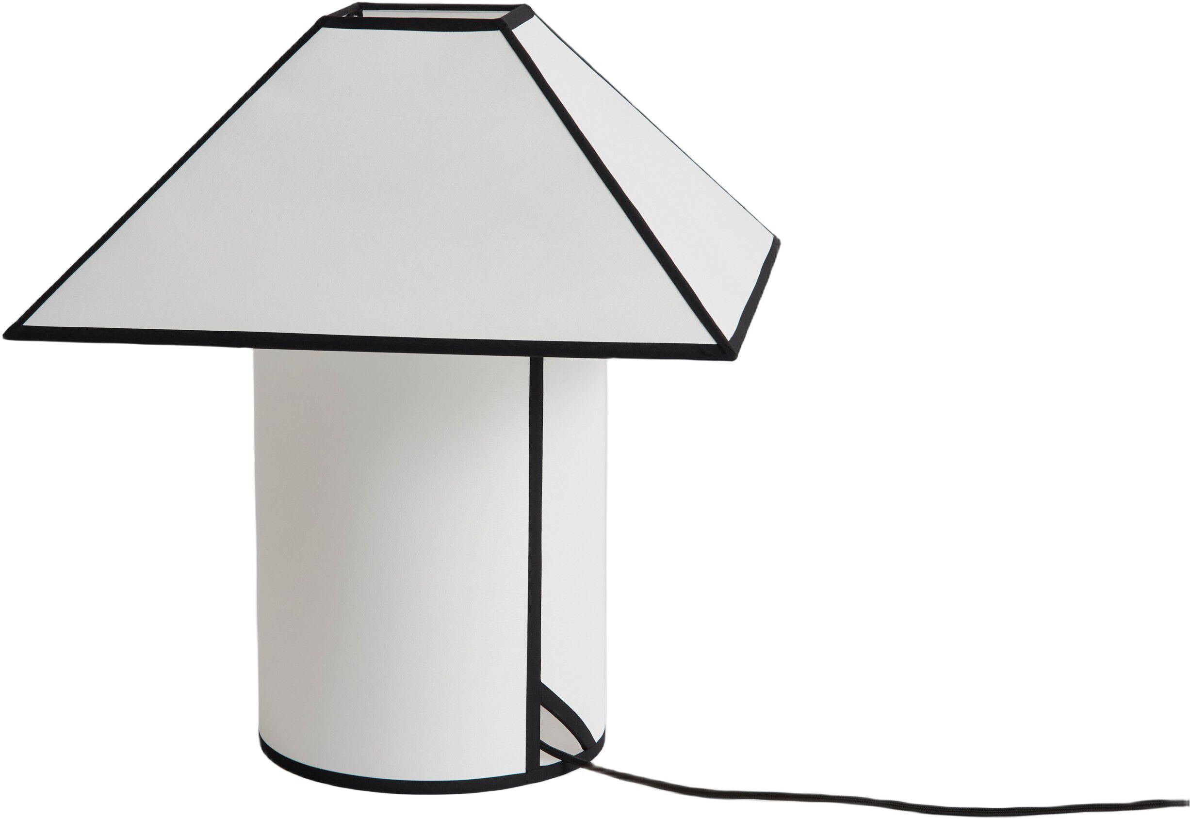Ava Pyramid Table Lamp-450-White