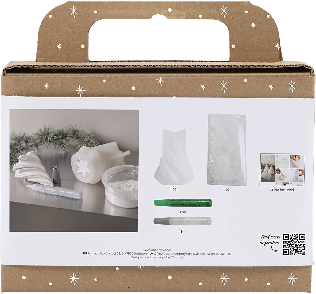 Mini DIY Kit Resin St&oslash;bning, Juletr&aelig;er